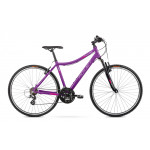 Krosový bicykel Romet Orkan D 28" S (15") fialovo-ružový